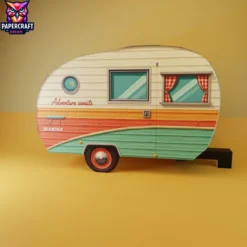 camper paper craft camper paper craft