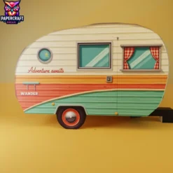 camper paper craft camper paper craft