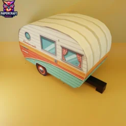 camper paper craft camper paper craft