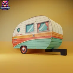 camper paper craft camper paper craft