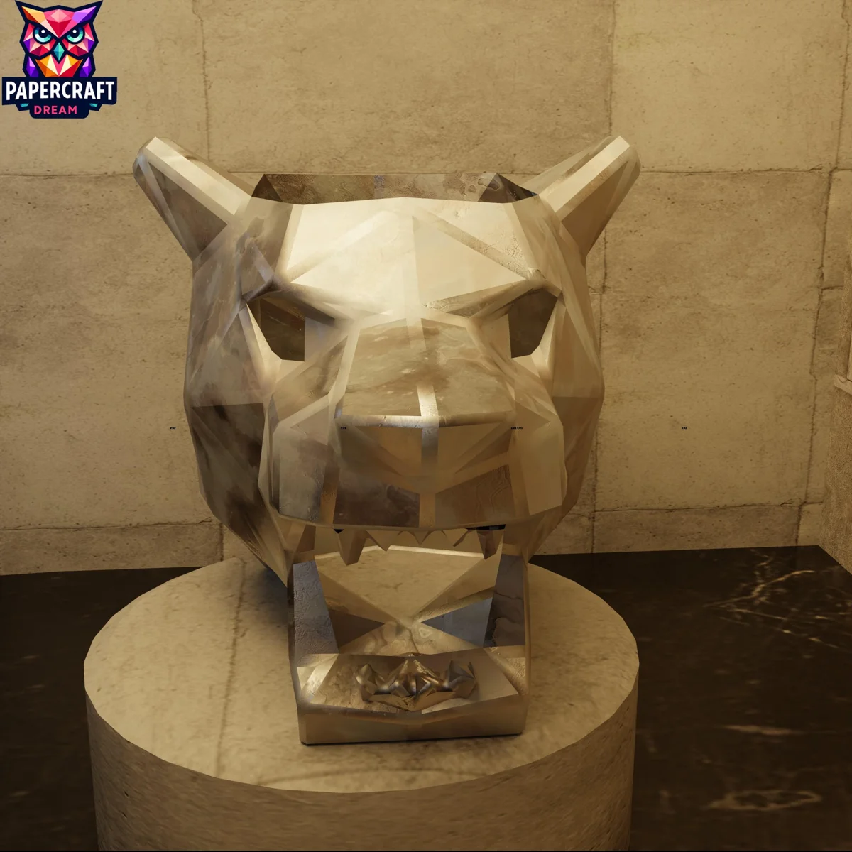 bear head firepit angle 5 bear firepit angle view 5 8 Bear Head Firepit — angle view 5 of finished sculpture