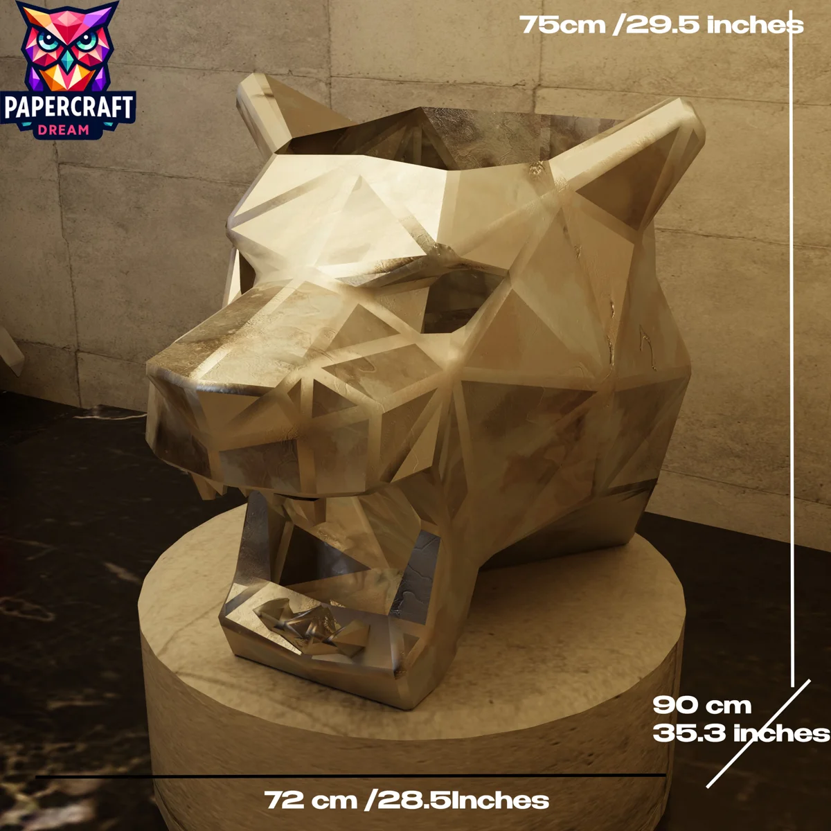 bear head firepit size bear firepit dimensions scale 8 Bear Head Firepit — scale and dimension reference guide